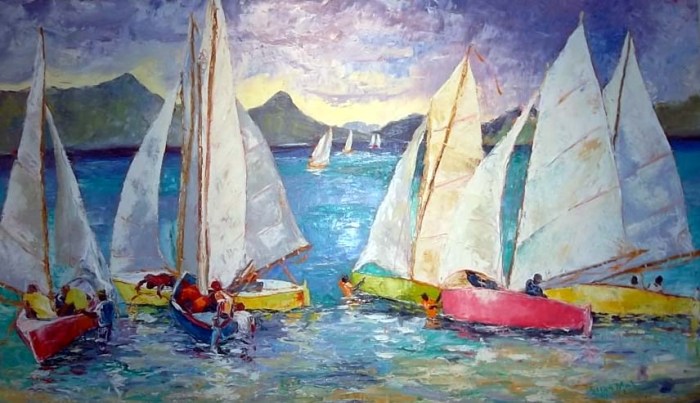 Grenadine Work Boat Race